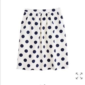 J. Crew Polka Dot Skirt